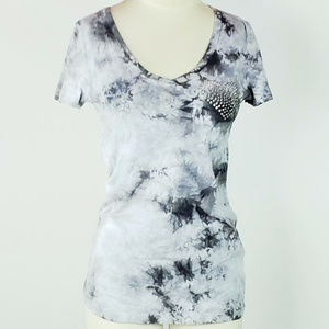 Phanuel  Tye dye Anthro Tshirt with Rhinestones Sm